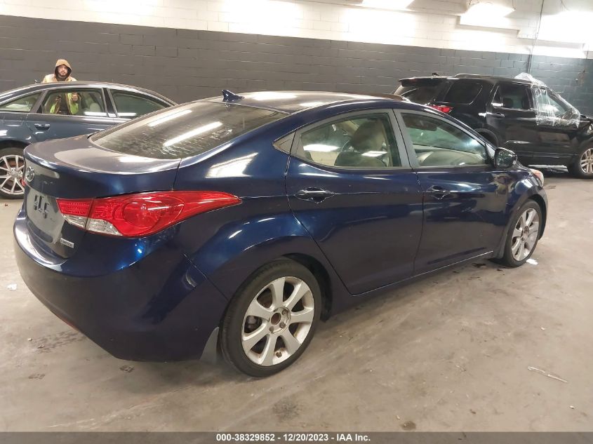 2013 Hyundai Elantra Limited VIN: 5NPDH4AE2DH251106 Lot: 38329852