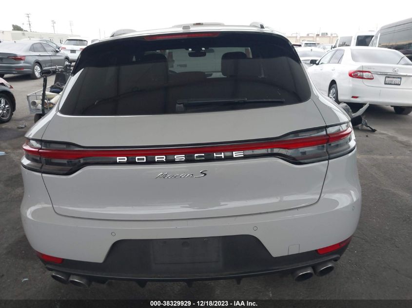 2021 Porsche Macan S VIN: WP1AB2A54MLB32556 Lot: 38329929