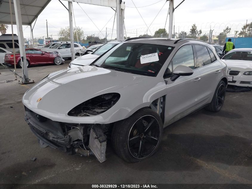 2021 Porsche Macan S VIN: WP1AB2A54MLB32556 Lot: 38329929