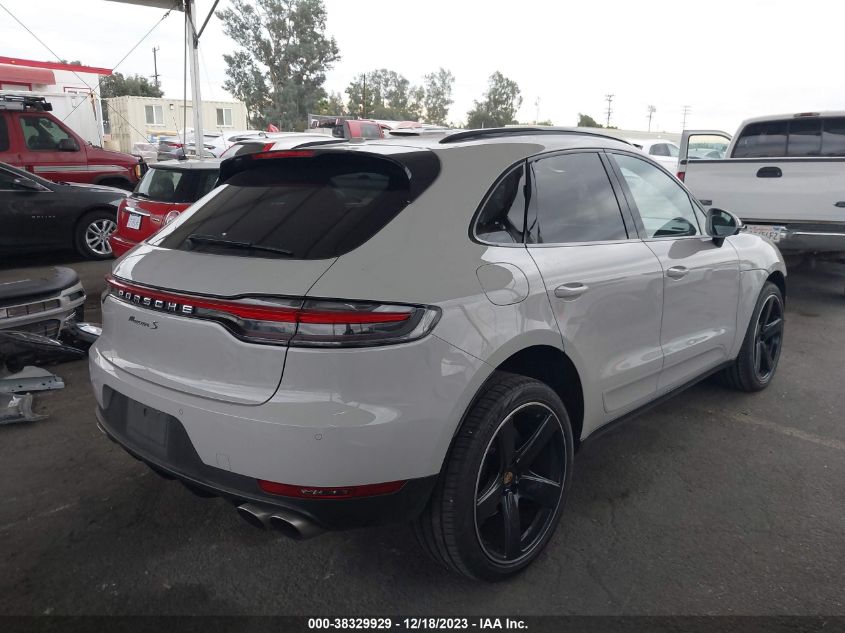 2021 Porsche Macan S VIN: WP1AB2A54MLB32556 Lot: 38329929