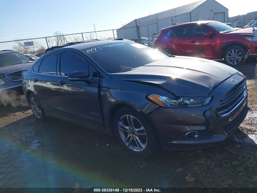 3FA6P0LU6FR215630 2015 Ford Fusion Hybrid Se