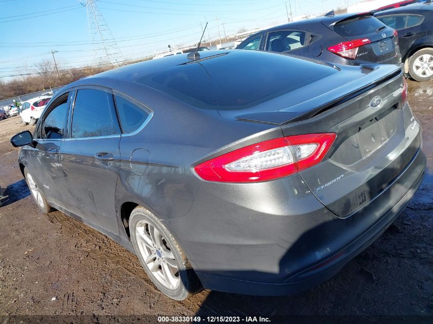 3FA6P0LU6FR215630 2015 Ford Fusion Hybrid Se