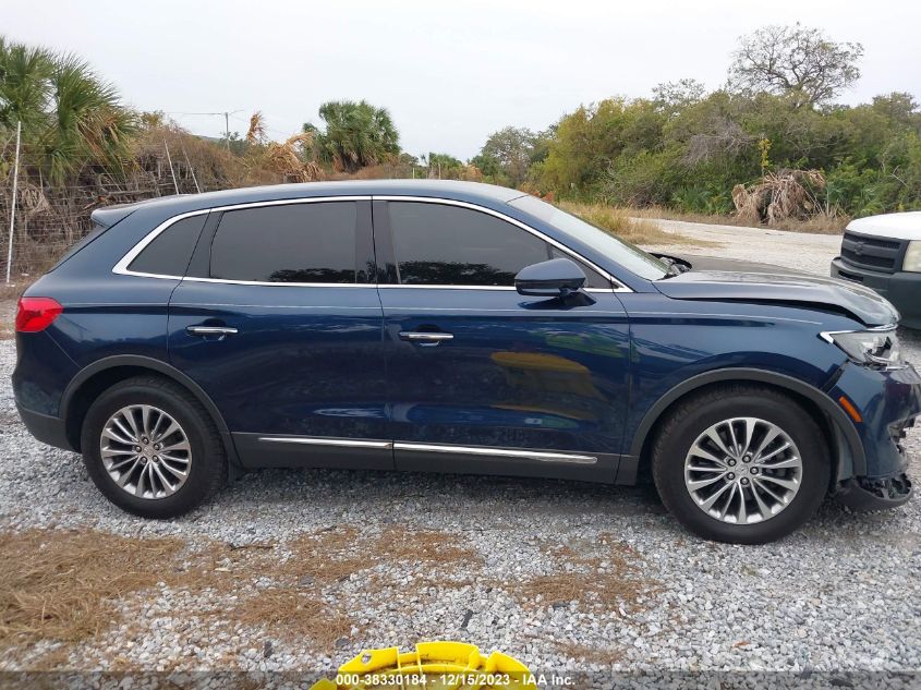 2017 Lincoln Mkx Select VIN: 2LMPJ6KR9HBL30756 Lot: 38330184