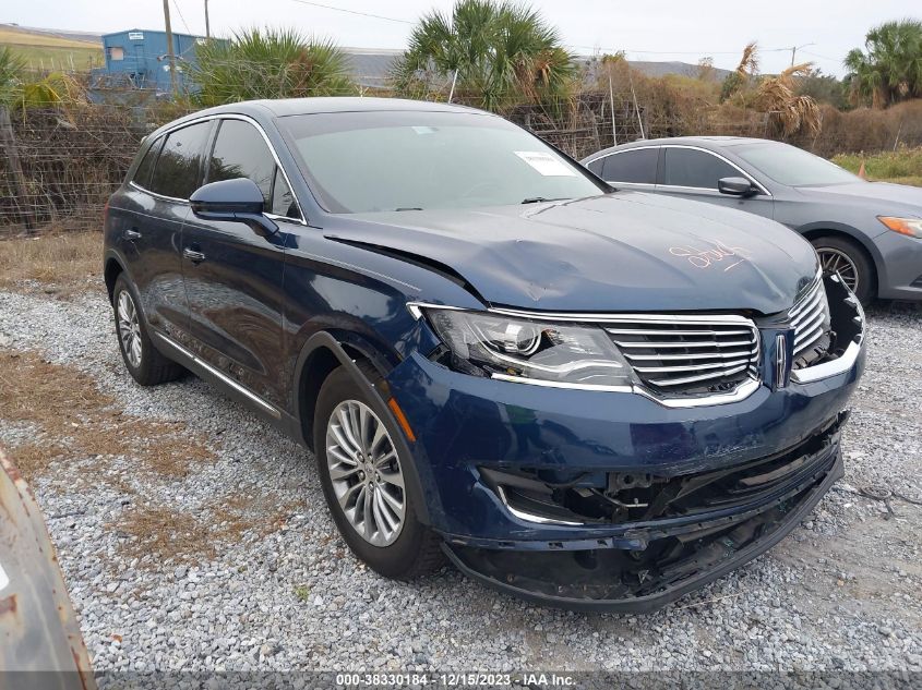 2017 Lincoln Mkx Select VIN: 2LMPJ6KR9HBL30756 Lot: 38330184