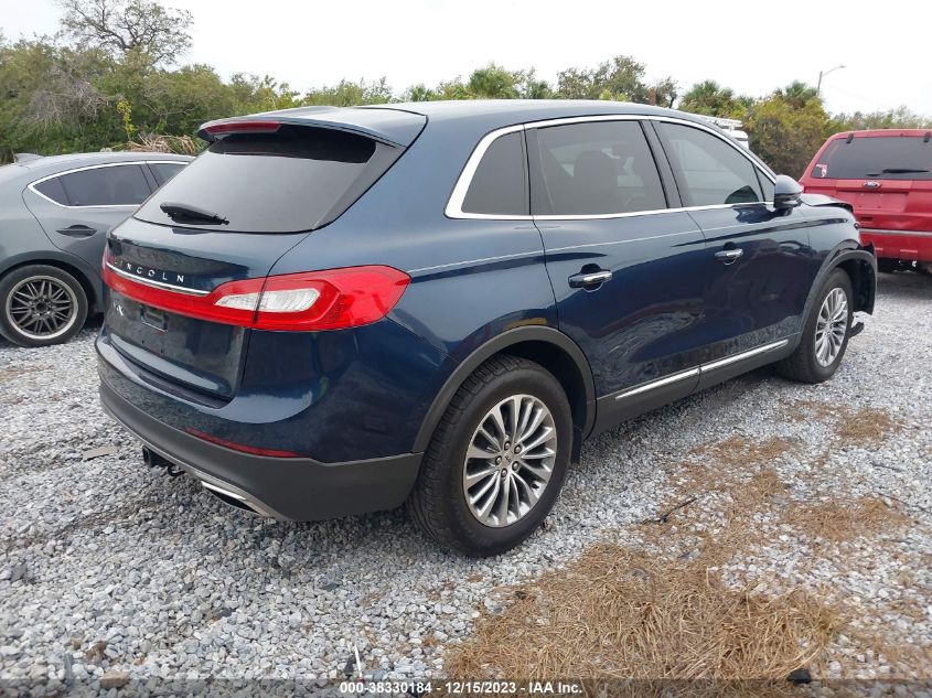 2017 Lincoln Mkx Select VIN: 2LMPJ6KR9HBL30756 Lot: 38330184