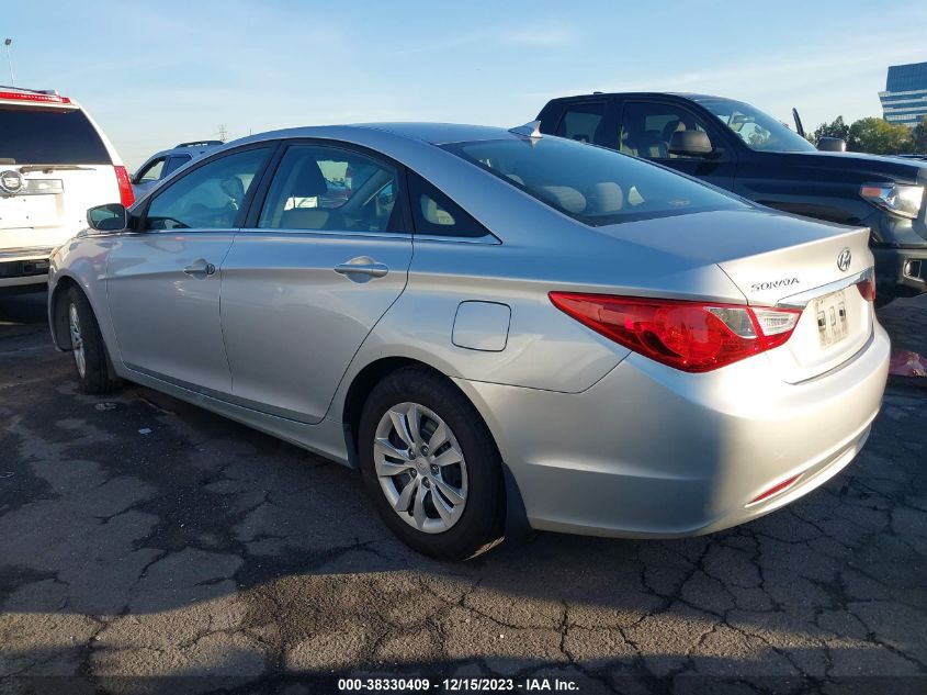 2013 Hyundai Sonata Gls VIN: 5NPEB4AC1DH594350 Lot: 38330409