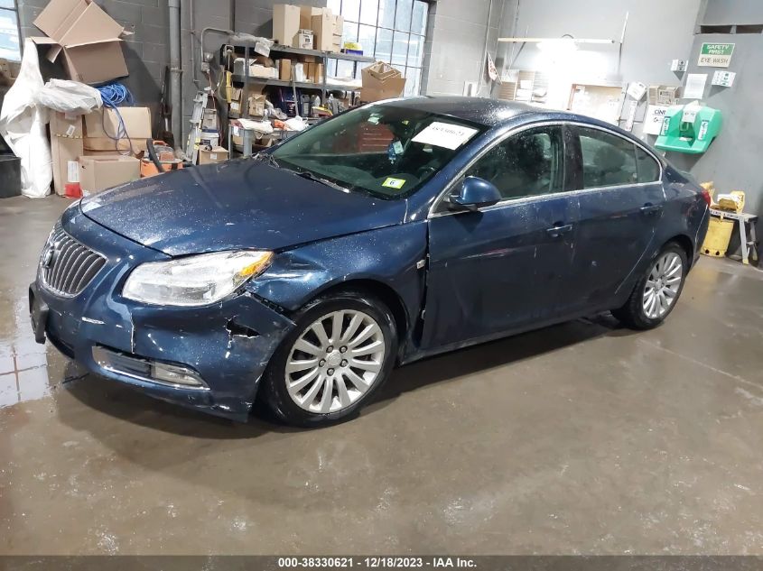 2011 Buick Regal Cxl Russelsheim VIN: W04GR5EC6B1002444 Lot: 38330621