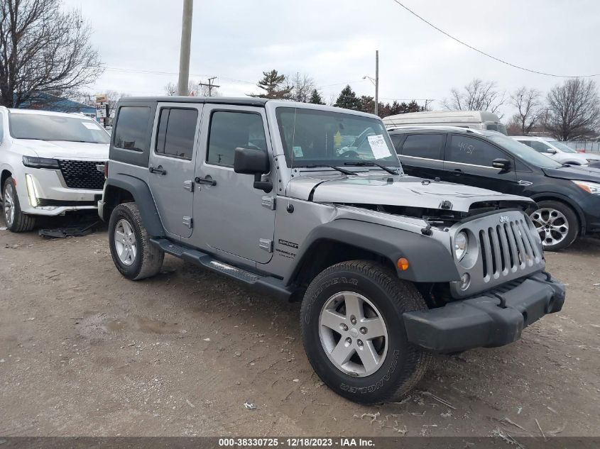 2018 Jeep Wrangler Jk Unlimited Sport S 4X4 VIN: 1C4BJWDG9JL832047 Lot: 38330725