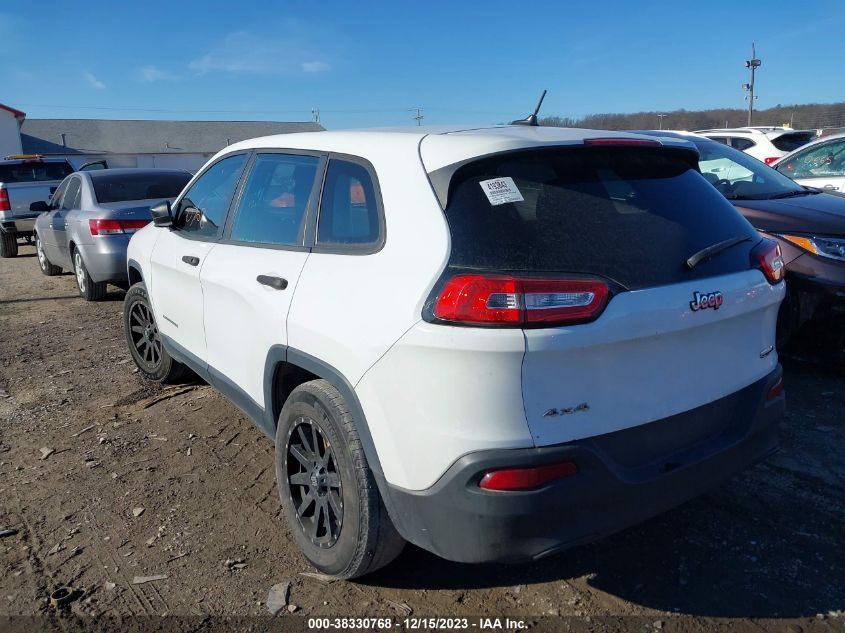 2014 Jeep Cherokee Sport VIN: 1C4PJMAB4EW141354 Lot: 40909270