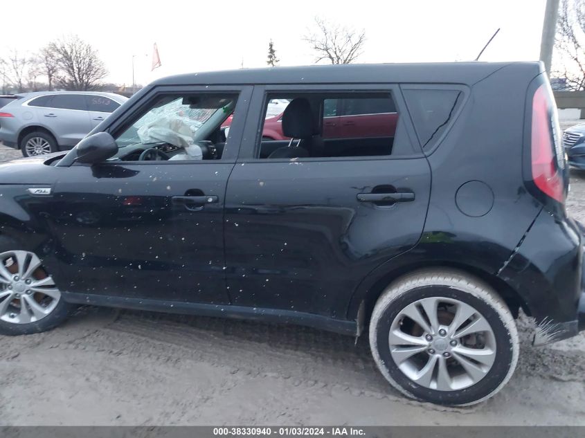 2016 Kia Soul + VIN: KNDJP3A59G7268526 Lot: 38330940