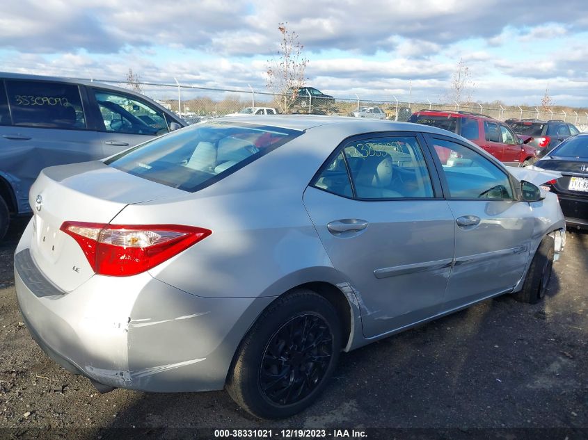 2017 Toyota Corolla Le VIN: 2T1BURHE5HC777695 Lot: 38331021