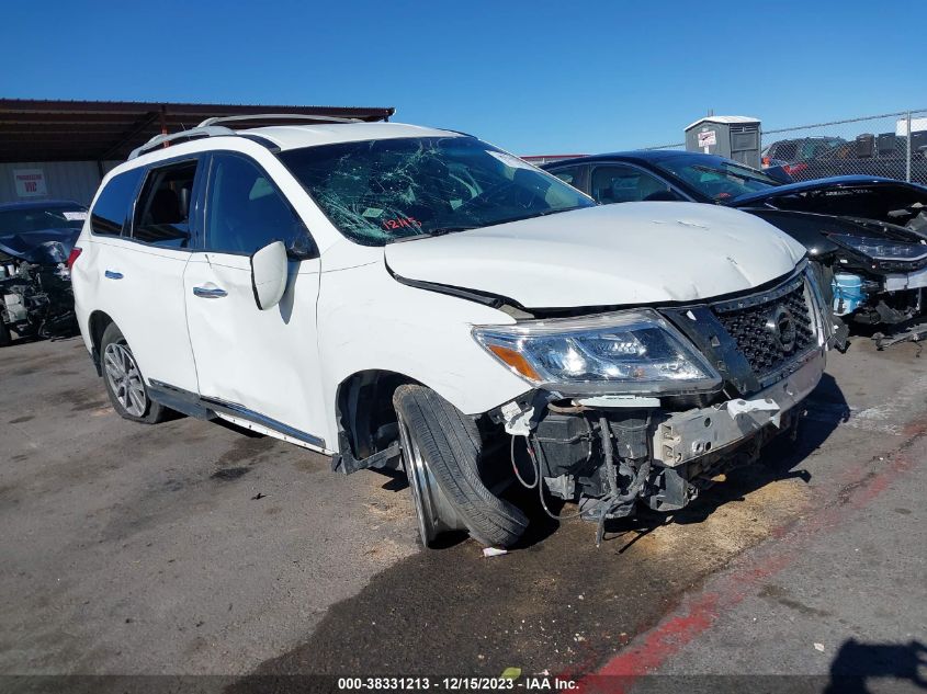 2015 Nissan Pathfinder Sl VIN: 5N1AR2MN5FC654894 Lot: 38331213