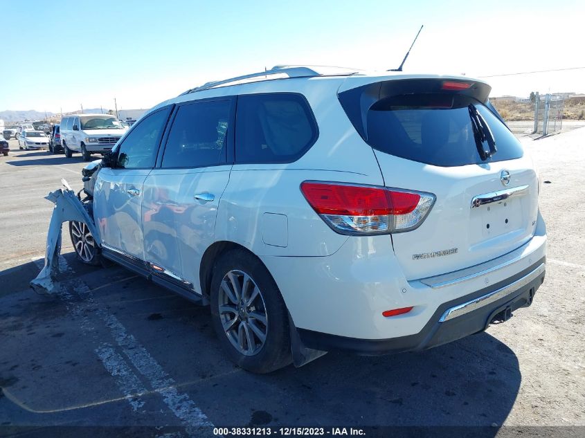 2015 Nissan Pathfinder Sl VIN: 5N1AR2MN5FC654894 Lot: 38331213