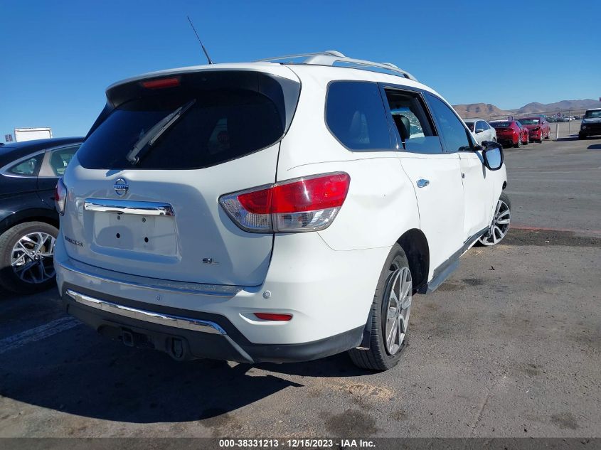 2015 Nissan Pathfinder Sl VIN: 5N1AR2MN5FC654894 Lot: 38331213