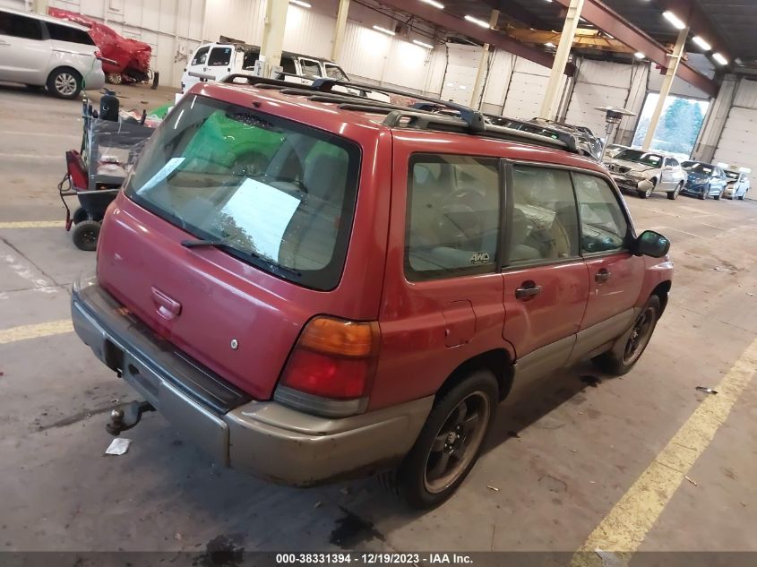 1998 Subaru Forester S VIN: JF1SF6559WG703973 Lot: 38331394