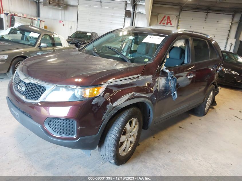 2013 Kia Sorento Lx V6 VIN: 5XYKT4A20DG378570 Lot: 38331395