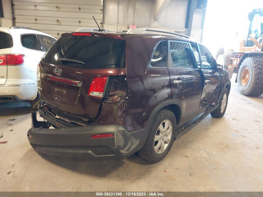 2013 Kia Sorento Lx V6 VIN: 5XYKT4A20DG378570 Lot: 38331395