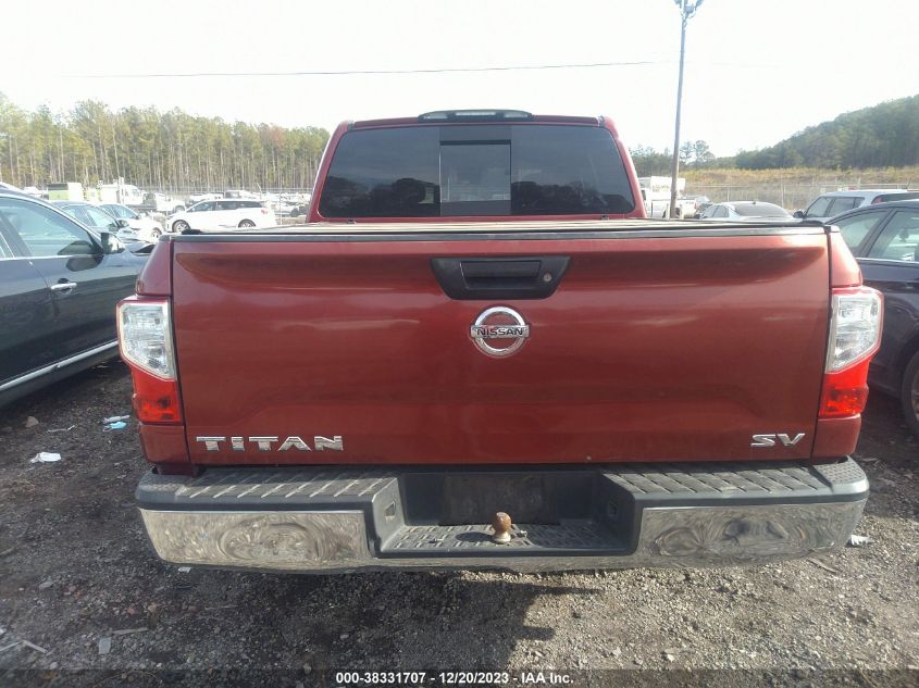 2017 Nissan Titan Sv VIN: 1N6AA1EK0HN546455 Lot: 38331707