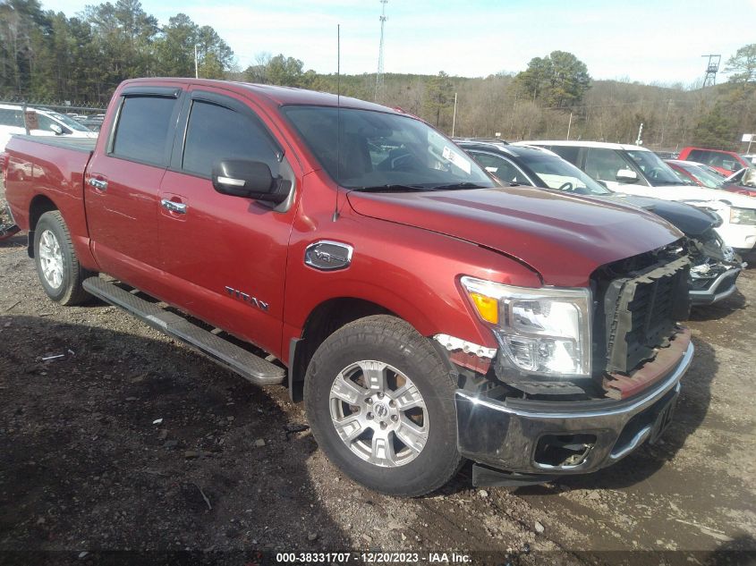 2017 Nissan Titan Sv VIN: 1N6AA1EK0HN546455 Lot: 38331707