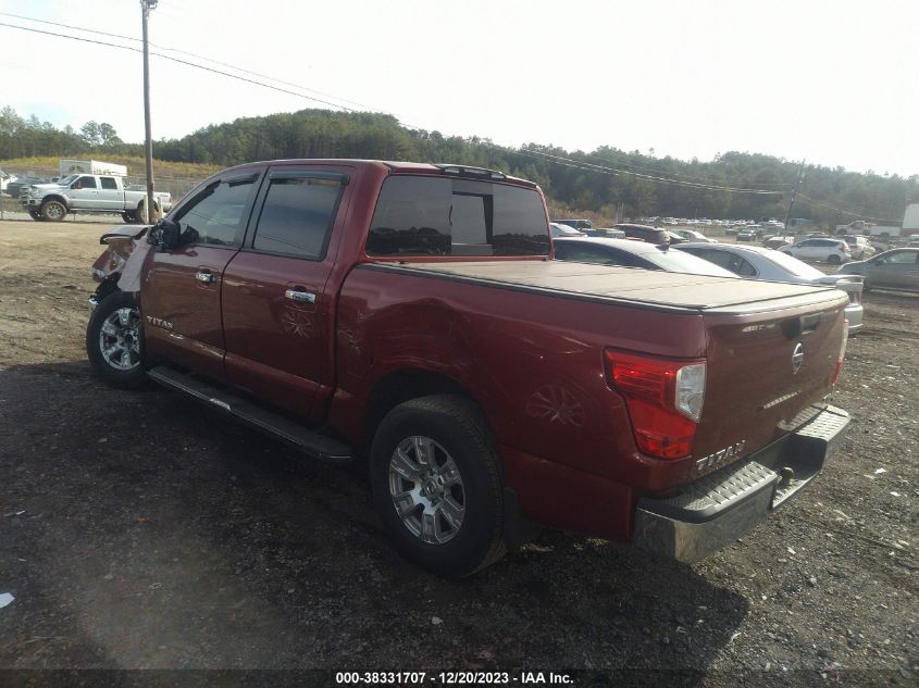 2017 Nissan Titan Sv VIN: 1N6AA1EK0HN546455 Lot: 38331707