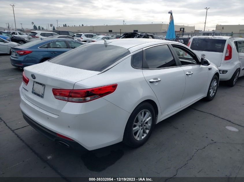 2018 Kia Optima Lx VIN: KNAGT4L30J5205791 Lot: 38332054