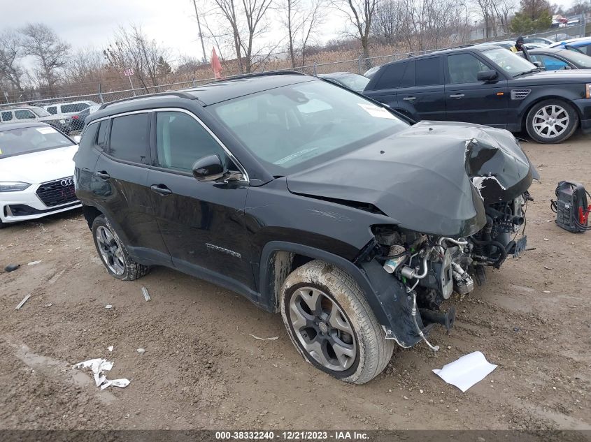 2018 Jeep Compass Limited 4X4 VIN: 3C4NJDCB2JT340813 Lot: 38332240