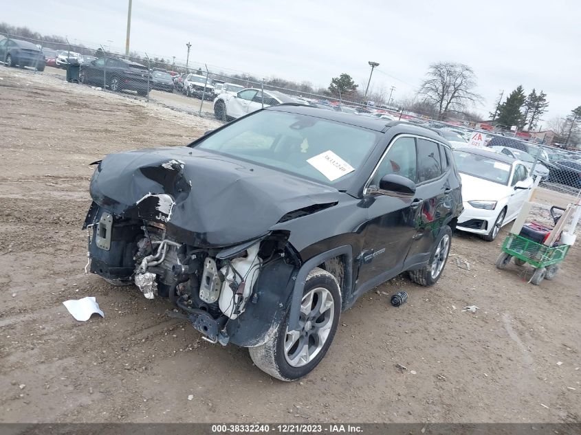 2018 Jeep Compass Limited 4X4 VIN: 3C4NJDCB2JT340813 Lot: 38332240