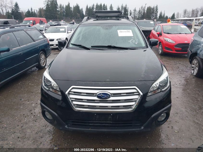 2016 Subaru Outback 2.5I Premium VIN: 4S4BSAHC9G3231233 Lot: 38332286