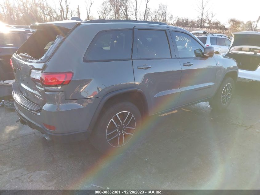 2020 Jeep Grand Cherokee Trailhawk 4X4 VIN: 1C4RJFLG0LC377575 Lot: 38332381