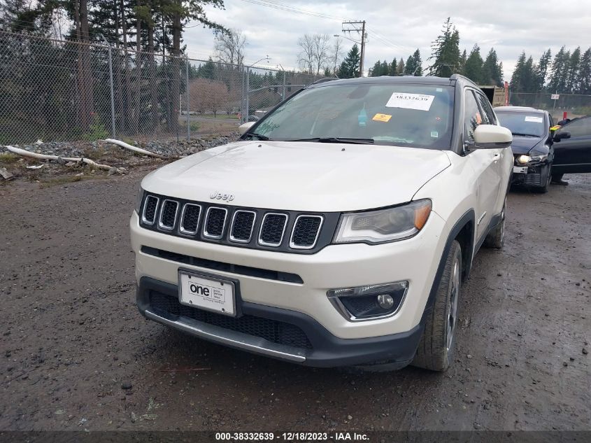 2020 Jeep Compass Limited 4X4 VIN: 3C4NJDCB2LT127766 Lot: 38332639