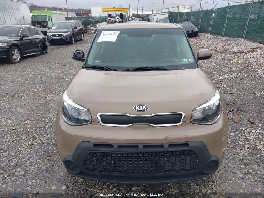 2016 Kia Soul VIN: KNDJN2A22G7296576 Lot: 38332663