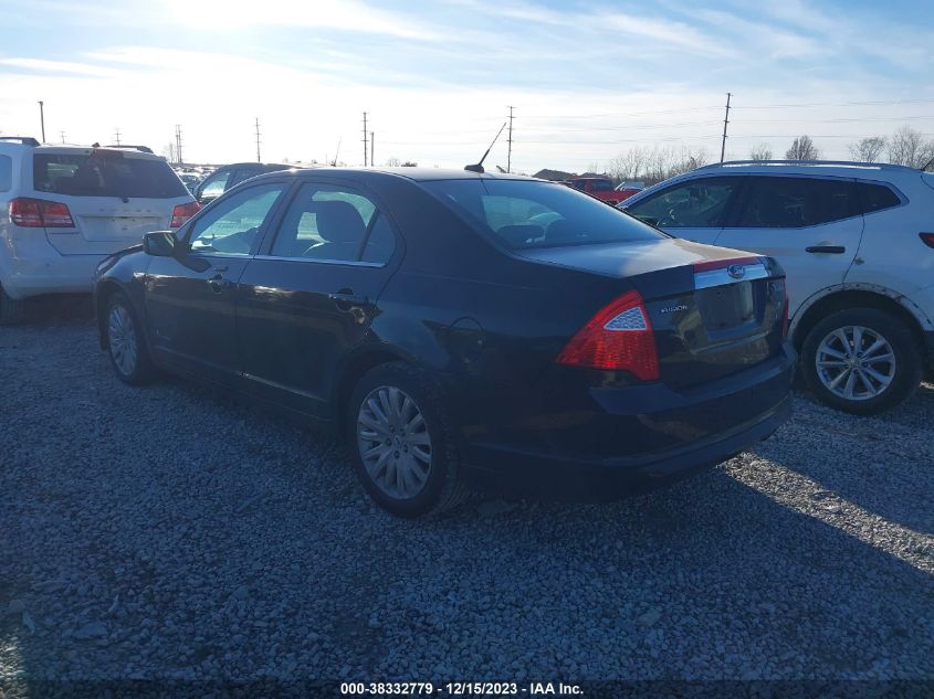 2010 Ford Fusion Hybrid VIN: 3FADP0L33AR393258 Lot: 38332779