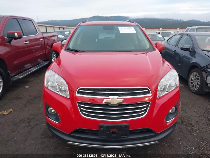 2016 Chevrolet Trax Ltz VIN: KL7CJRSB0GB601837 Lot: 38332806