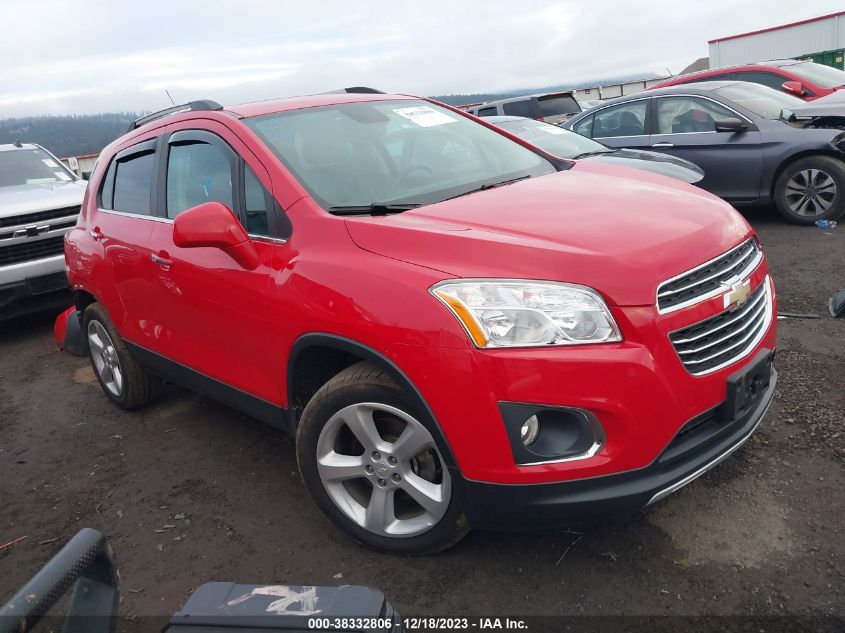 2016 Chevrolet Trax Ltz VIN: KL7CJRSB0GB601837 Lot: 38332806