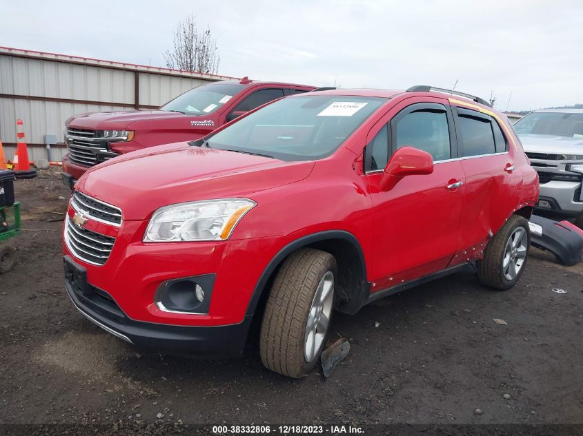 2016 Chevrolet Trax Ltz VIN: KL7CJRSB0GB601837 Lot: 38332806