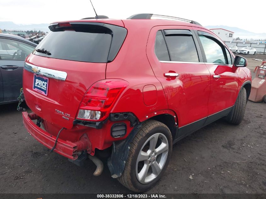 2016 Chevrolet Trax Ltz VIN: KL7CJRSB0GB601837 Lot: 38332806