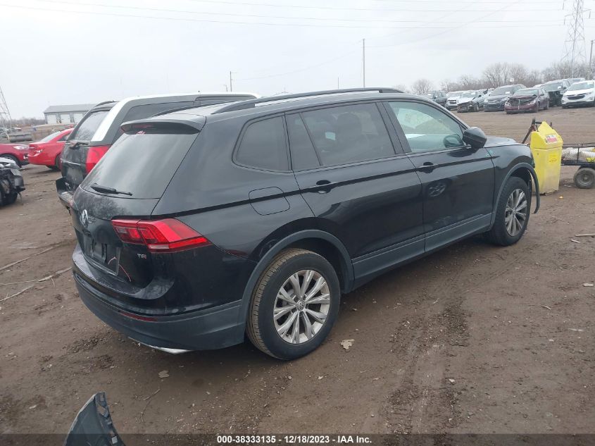 2018 Volkswagen Tiguan 2.0T S VIN: 3VV1B7AX2JM022603 Lot: 38333135