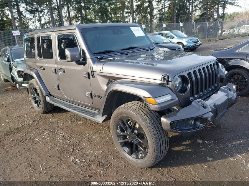 2021 Jeep Wrangler Unlimited High Altitude 4X4 VIN: 1C4HJXEM5MW695471 Lot: 38333262