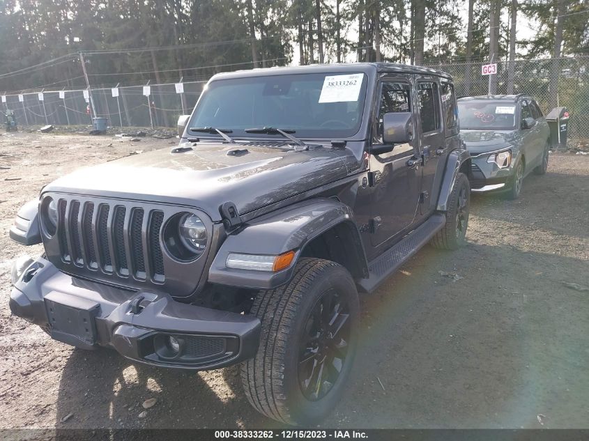 2021 Jeep Wrangler Unlimited High Altitude 4X4 VIN: 1C4HJXEM5MW695471 Lot: 38333262