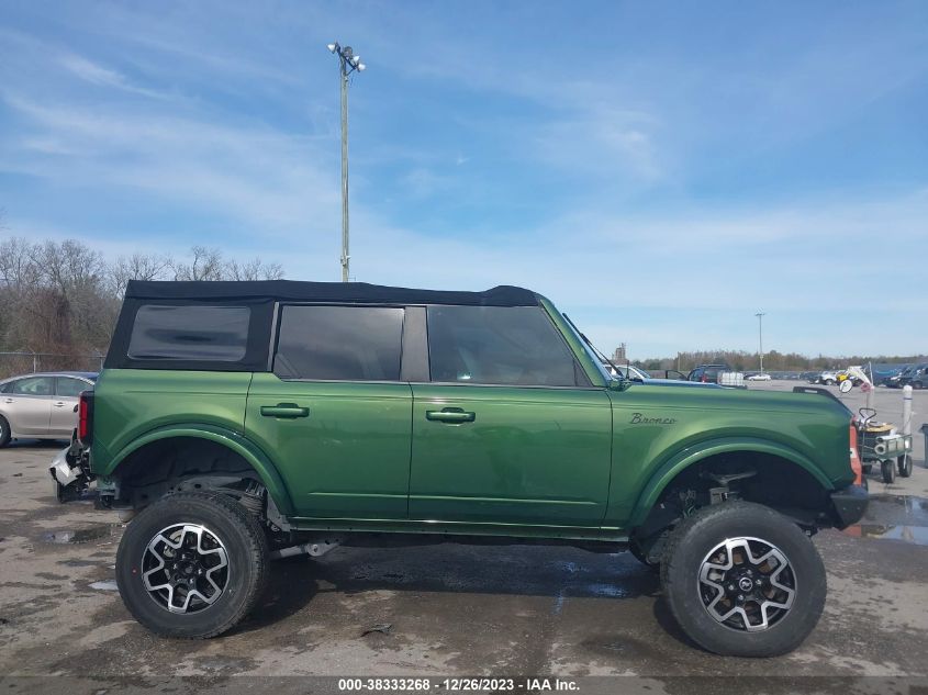 2022 Ford Bronco Outer Banks VIN: 1FMEE5BP0NLB18128 Lot: 38333268