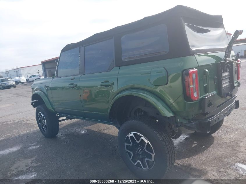 2022 Ford Bronco Outer Banks VIN: 1FMEE5BP0NLB18128 Lot: 38333268