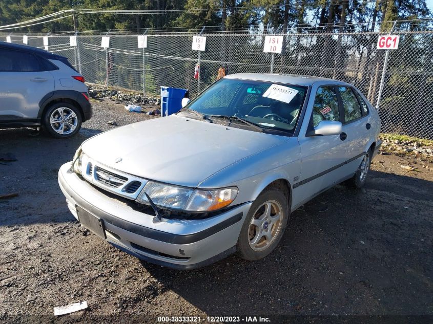 2001 Saab 9-3 Base (A4)/Base W/Sunroof (A4) VIN: YS3DD58H912001823 Lot: 38333321