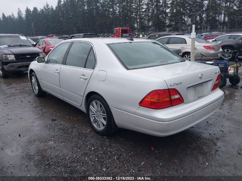 2003 Lexus Ls 430 VIN: JTHBN30F230107716 Lot: 38333382