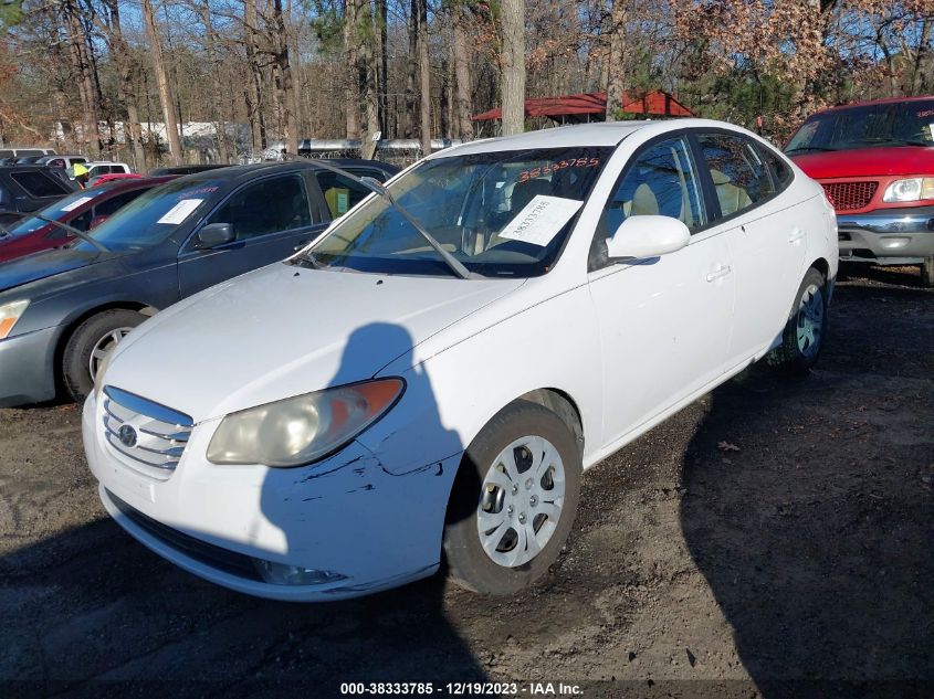 2010 Hyundai Elantra Gls VIN: KMHDU4AD6AU924964 Lot: 38333785