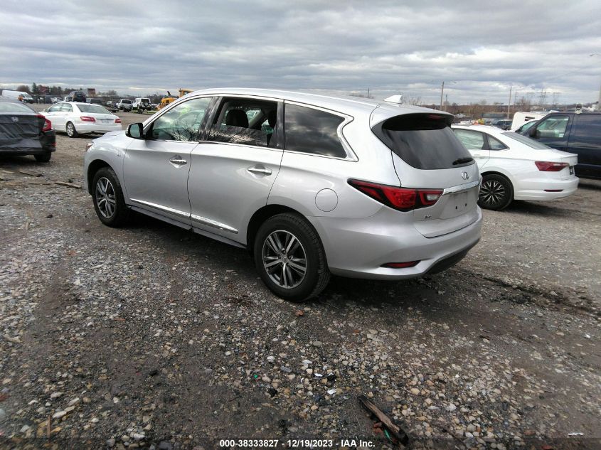 2020 Infiniti Qx60 Pure Awd VIN: 5N1DL0MM5LC531215 Lot: 38333827