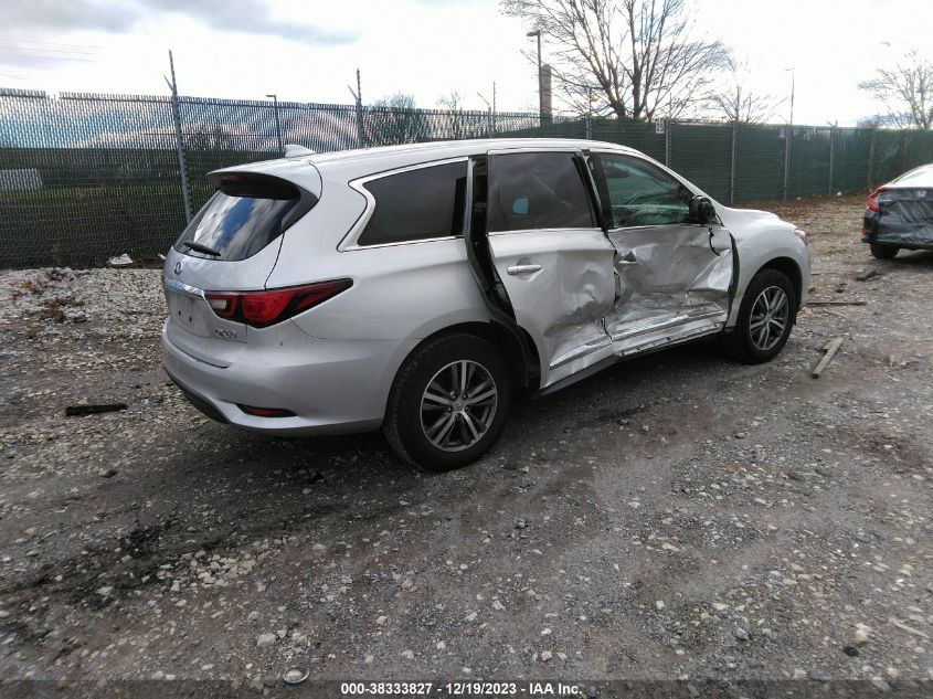 2020 Infiniti Qx60 Pure Awd VIN: 5N1DL0MM5LC531215 Lot: 38333827