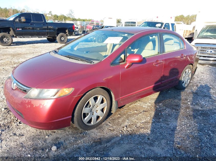 2007 Honda Civic Lx VIN: 1HGFA16527L049016 Lot: 39192851