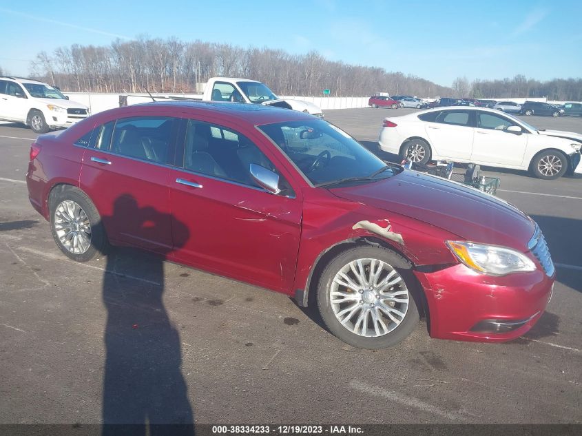 2012 Chrysler 200 Limited VIN: 1C3CCBCG6CN184882 Lot: 38334233