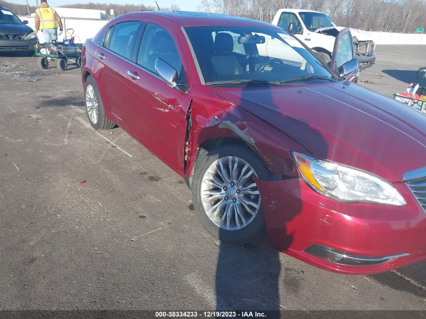 2012 Chrysler 200 Limited VIN: 1C3CCBCG6CN184882 Lot: 38334233