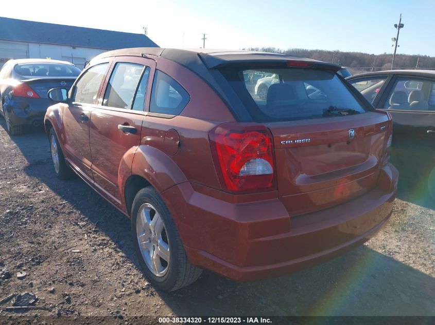 2007 Dodge Caliber Sxt VIN: 1B3HB48B87D202499 Lot: 38334320